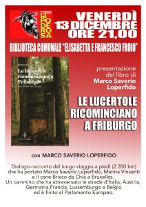 presentazione Le lucertole ricominciano a Friburgo a Vasanello