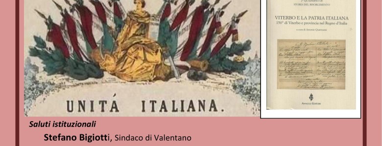 Locandina presentazione Valentano 19 Novembre 2022