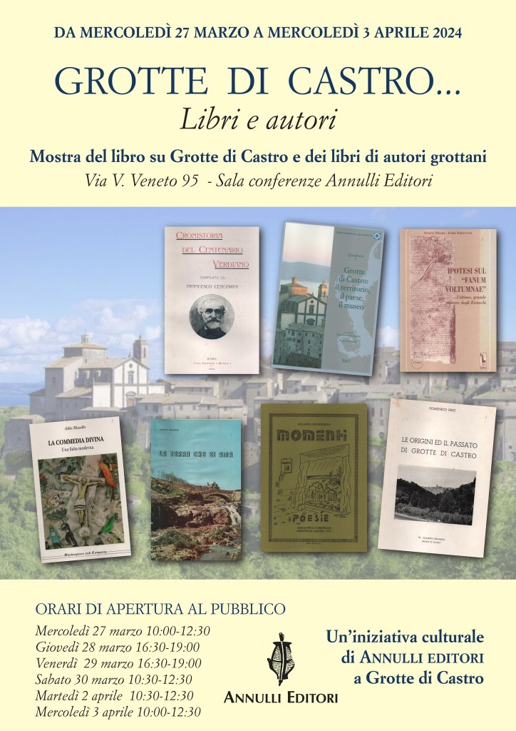 Grotte di Castro, libri e autori